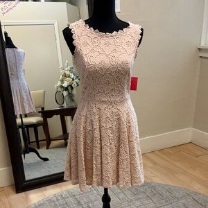 Size 3/4 Pink City Studio Lace Mini Dress